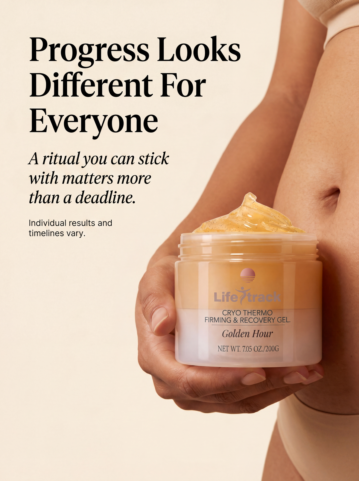 Lifetrack Golden Hour- Fast acting Cellulite Thermo firming Gel