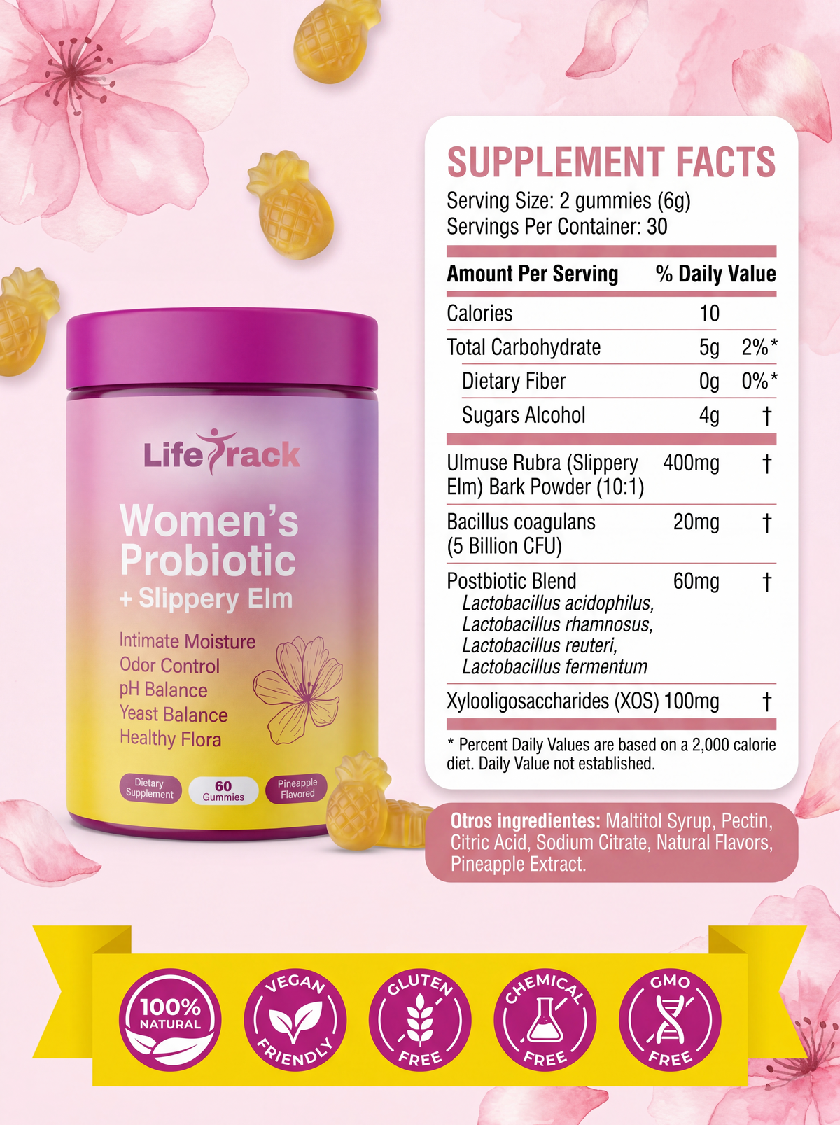 Women's Probiotic + Slippery Elm