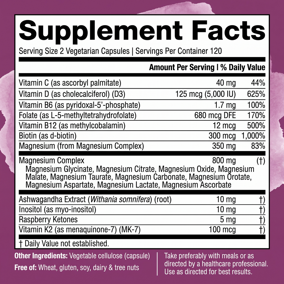 20-in-1 Magnesium Complex for Women